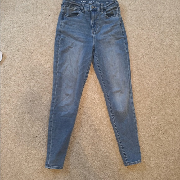 American Eagle Outfitters High Rise Blue Jeans - Picture 5 of 5